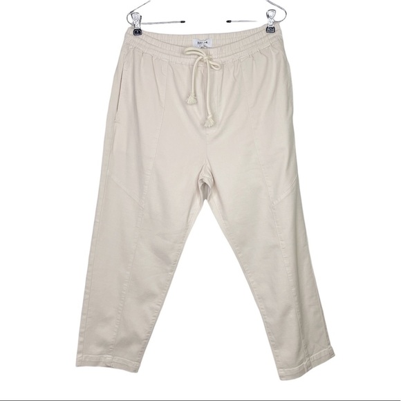 pistola Pants - Stitch Fix l Pistola Crop Drawstring Straight Pant in Birch, Large